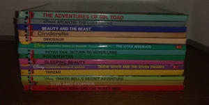 Lot of 14 Disney's The Wonderful World of Reading, Mr. Toad, Beauty, Peter Pan - Picture 1 of 8