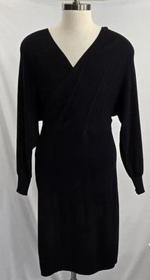 Cato Love Affair Ideal Acanalado Negro Para Mujer Talla Mediana Manga Larga Nuevo Con Etiquetas Foto 1 de 4