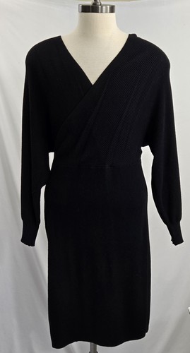 VETEMENTS Cato Love Affair Ideal nero a costine donna taglia media manica lunga nuovo con etichetta