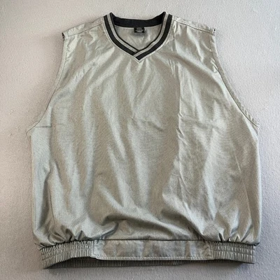 Nike Golf Vest Mens XXL Sleeveless V Neck Pullover Gray Athletic Sport - Image 1 of 4