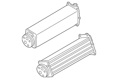 Inter-cooler Audi genuíno 06E-145-621-AC - Imagem 1 de 2
