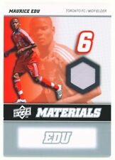MAURICE EDU "GAME USED JERSEY CARD" UD MLS SOCCER 2008