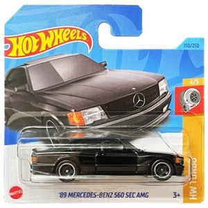 2023 Hot Wheels - '89 Mercedes-Benz 560 SEC AMG - HKG45 - Black - Short Card - Picture 1 of 1