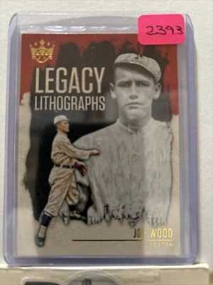 Joe Wood 2021 Panini Diamond Kings Legacy Lithographs Insert #LL-16 Red Sox - Image 1 of 3