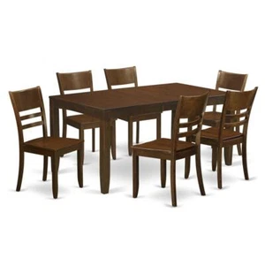 7 Pc Dining room set-Kitchen Tables with Leaf and 6 Kitchen ... - Picture 1 of 4