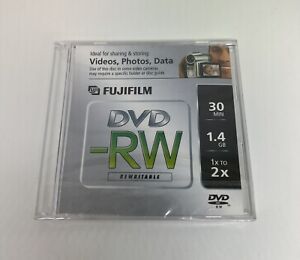 2 PCS New Fujifilm 1.4GB 30Min Mini DVD-RW for Camcorder Videos Photos, 25302425