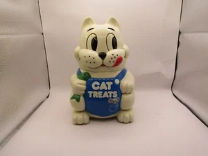 Vintage “Meowing” Cat Treat Cookie Jar 1992 Fun-Damental Too LTD EUC Sound works - Picture 1 of 10