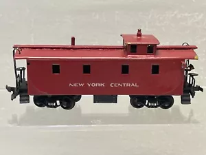 Mantua Brass Ho Gauge New York Central Wood Caboose - Painted Red - Picture 1 of 9