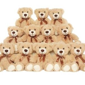 Teddy Bears Bulk 12 Packs Teddy Bear Stuffed Animal Plush Toys Gift for Kid,1...