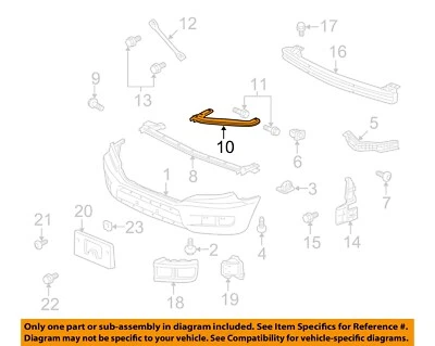 Componentes de parachoques HONDA OEM 06-14 Ridgeline - soporte de esquina 71148SJCA01 Foto 1 de 2