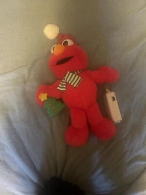 Holiday Christmas Elmo 2000 Prototype Sample Plush With Programmable Voice Box - Image 1 of 3