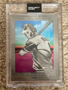Topps Project 2020 #92 Cal Ripken Jr Orioles by Don C W/Box & Bubble Mailer - Picture 1 of 2