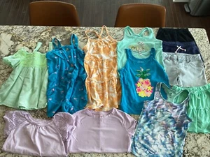 Lot of Girls Cat and Jack Summer Outfits, Size 6x - 12 Pieces - Picture 1 of 11