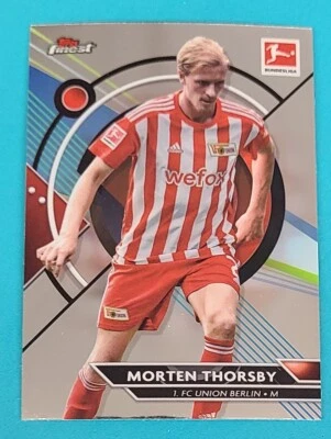 2022-23 Topps Finest Bundesliga #22 Morten Thorsby SOCCER Card H4 - Image 1 of 2