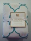 Pottery Barn Teen Lucky Clover Blackout Embroidered Panel Drape 84" Pool #731