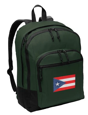 Mochila Bandera Puerto Rico Resistente MOCHILAS BOLSA ESCOLAR VIAJE Foto 1 de 3