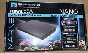 Fluval Sea Marine Spectrum LED for Nano & Desktop Aquariums Bluetooth 20W 25000K - Picture 1 of 10