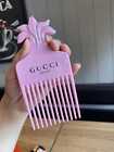 Gucci Beauty Gorgeous Pink Gardenia Hair Comb and Satin Pouch Bag New