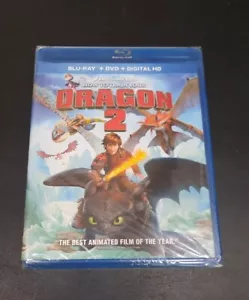 HOW TO TRAIN YOUR DRAGON 2 (2014) BLU-RAY + DVD + DIGITAL HD Neu & Versiegelt! - Bild 1 von 1
