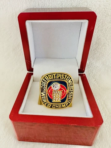 1989 Detroit Pistons Championship  Ring W Box, πΊπΈ SHIP Cover