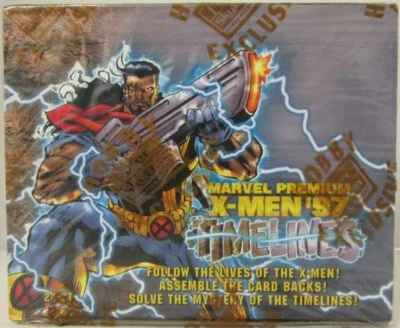 FLEER SKYBOX 1997 97 X-MEN TIMELINES MARVEL BOX HOBBY LACRADO NOVO EUA - Imagem 1 de 2