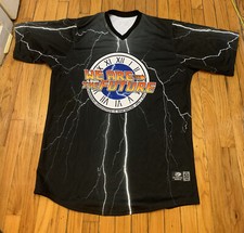 SIGNED Greensboro Grasshoppers Back To The Future Jersey Size 50 BTTF Marlins