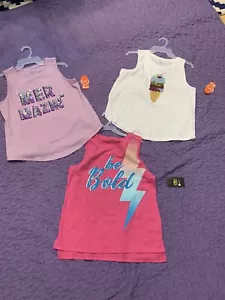 Athletic Works Wonder Nation Girls Tank Tops Clothes Lot Size X-Large 14-16 - Picture 1 of 6