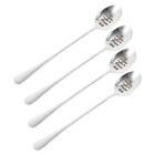 4 Pcs Espresso Spoon Stainless Soup Spoons Coffee Long Handle