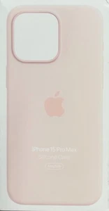 Apple iPhone 15 Pro Max Silicone Case with MagSafe- Light Pink - Picture 1 of 4