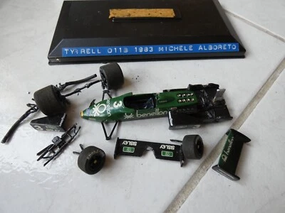 Tyrrell Ford 011B Michele Alboreto #3 1983 1/43 FDS F1 Kit Montato A Restauro - Immagine 1 di 2
