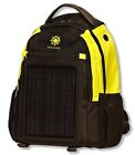 Yellow / Black SolarGoPack Backpack 10k mAh battery 7-Watt Solar Panel Back Pack