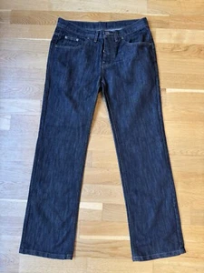 New Black Denim Jeans Straight Leg W32 L30 BNWOT - Picture 1 of 2