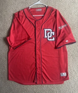True Fan Washington Nationals Men's Jersey XL Red Baseball MLB DC Logo - Picture 1 of 10