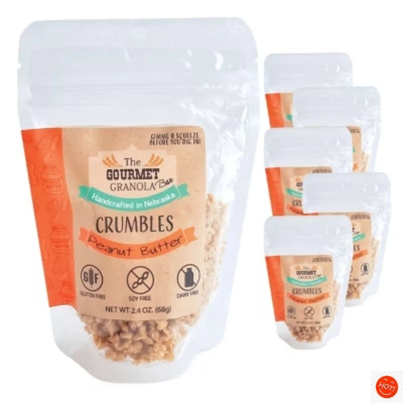 Migas de mantequilla de maní granola gourmet, sin gluten - Pack de 6 Foto 1 de 4
