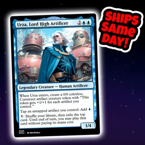 Urza Lord High Artificer - Carta Playtest Personalizzata Art Magic: The Gathering - Foto 1 di 4