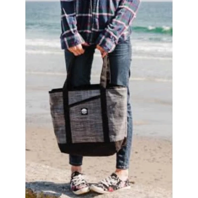 Flowfold Zip Porter Tote Water Resistant Everyday Zippered Bag Made in USA - Image 1 of 4