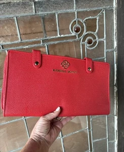 Kendra Scott Textured Jet Set Collection Foldover Storage Travel Jewelry Bag - Picture 1 of 10