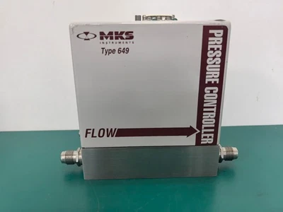 MKS  Pressure Controller 649A 50Torr  HE 50SCCM 4V   Type 649 - Image 1 of 4