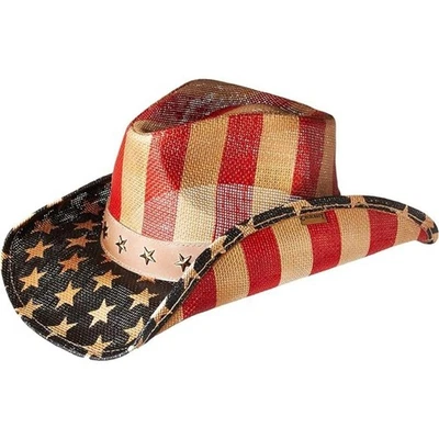 Новый с Ярлыками Peter Grimm SUNWEAR США ковбой соломенная шляпа Western женщин - Изображение 1 из 3