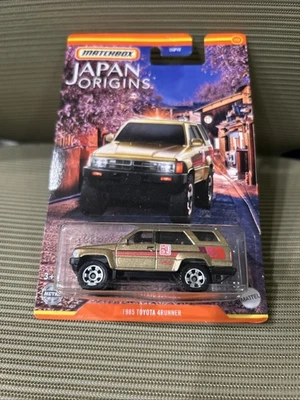 Matchbox Япония Происхождение (2021) Золото 1985 Toyota 4Runner Игрушечный Автомобиль 1/12 - Изображение 1 из 4