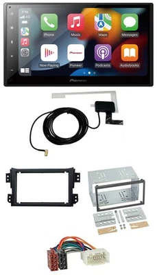 Pioneer MP3 USB Bluetooth DAB 2DIN Autoradio für Opel Agila B Suzuki Splash 2008 - Bild 1 von 4