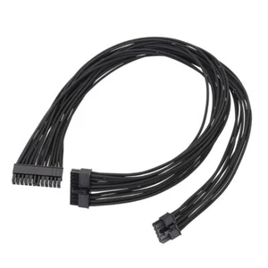 Convenient 24Pin Cable 10+18PIN to 24PIN Power Conversion Cable Power Cord - Afbeelding 1 van 7
