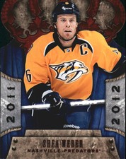 2011-12 (PREDATORS) Crown Royale Red #51 Shea Weber