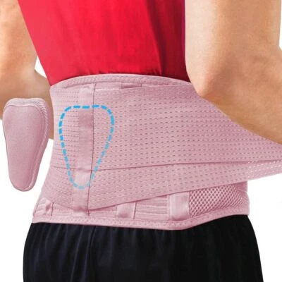 Back Support Lower Back Brace Pain Relief Lumbar Support Belt Sciatica Men Women - Image 1 of 4