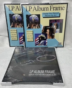 Juego de 3~~ Pantalla de álbum de discos LP se adapta a cubierta de 12"~~ (33 rpm)~~~Negro - Imagen 1 de 1