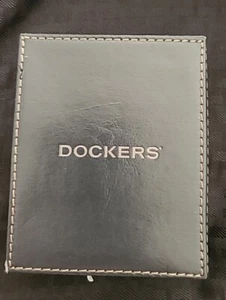 Dockers Wallet Leather Black New Of Unknown Age 1990's? Early 2000's? - Picture 1 of 12