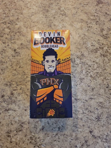 PHOENIX SUNS DEVIN BOOKER SUPERHERO TALKING BOBBLEHEAD Cover