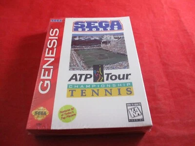 ATP Tour Championship Tennis (Sega Genesis, 1994) **BRAND NEW** - Image 1 of 4
