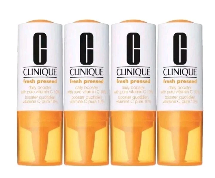 Clinique Fresh Pressed Daily Booster With Pure Vitamin C 10% - Set Of 4 Boosters - Image 1 of 1