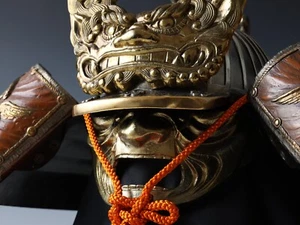 Japanese Samurai Helmet -Dragon and Hawk Deco Kabuto with a mask- - Picture 1 of 19